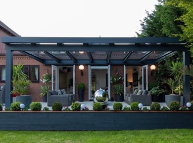 Stunning Ultra Glass Roof Garden Veranda