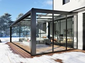 Vogue Sliding Roof Glass Room | Bespoke Garden Rooms